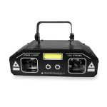 رقص نور چند کاره لیزر دار آبی قرمز