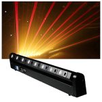 مووینگ بیم سوییپر 8 دهنه لیزری قرمز+COB رقص نور گردان - Image 4