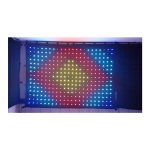 پرده ال ای دی لوزی رنگی تراکم 500 ال ای دی