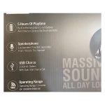 اسپیکر بلوتوثی قابل حمل BOOMBOX2 طرح jbl سرمه ای - Image 11